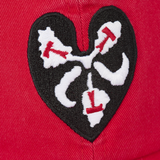 TTT (The Trilogy Tapes) Heart 6-panel cap / Red