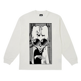 TTT Comic flat shades longsleeve T White