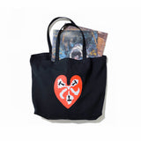 TTT (The Trilogy Tapes) Heart record bag / Black