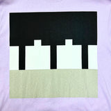 TTT Black Tshirt Lavender