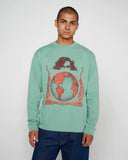 Brain Dead Conspiracy LS Tshirt Grey green