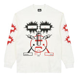 TTT Eye cheek longsleeve White