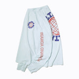 Bianca Chandon Running juice club longsleeve Tshirt Pale blue