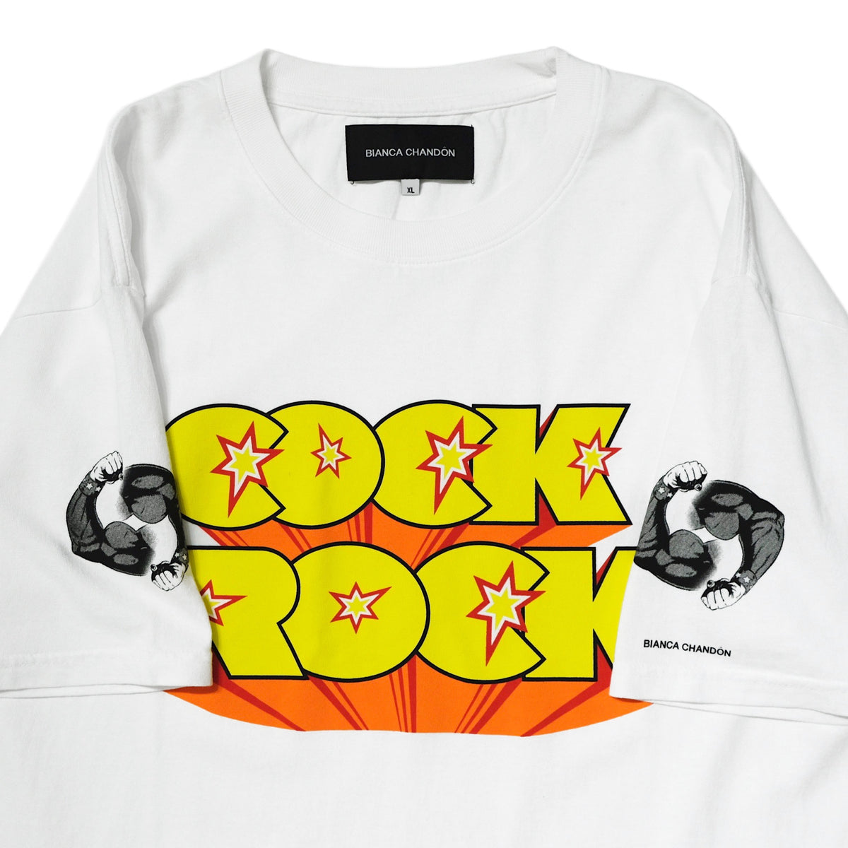 Bianca Chandon Glam rock Tshirt White – EXTRO