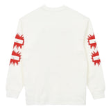 TTT Eye cheek longsleeve White