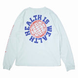 Bianca Chandon Running juice club longsleeve Tshirt Pale blue