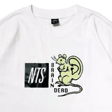 NTS Radio × Brain Dead Mutant rat Tshirt White