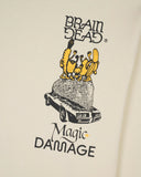 Brain Dead Magic damage LS Tshirt Beige