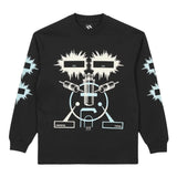 TTT Eye cheek longsleeve Black