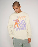 Brain Dead New dimensions LS Tshirt Light beige