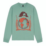 Brain Dead Conspiracy LS Tshirt Grey green