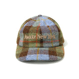 Awake NY Harris tweed 6-panel cap Brown multi