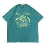 Brain Dead Night facade Tshirt Green