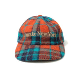Awake NY Harris Tweed 6-panel cap Red multi