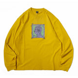 Brain Dead Brain scanner long sleeve T Mustard