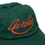 Awake NY Script logo cap Forest green