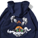 Bianca Chandôn Clouds of Heaven pullover hood Navy