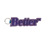 Better™️ × Ojaga leather keychain Purple