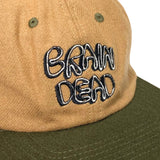 Brain Dead Plato wool 6 panel cap Nutmeg
