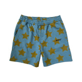 Awake NY Stars sweatshorts Teal/Mustard