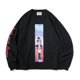 Awake NY Realization printed longsleeve T Black