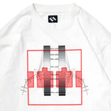 TTT Spectrum block filter longsleeve T White