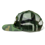 Awake NY Logo patch mesh trucker cap Camo