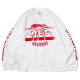 L.I.E.S. Records  EXTRO Longsleeve T White