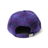 Awake NY Harris tweed 6-panel cap Purple multi