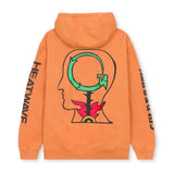 Brain Dead Heatwave hooded sweatshirt Orange