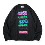 Awake NY × Stefan Meier printed longsleeve T Black
