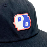Brain Dead Ying yang twill 6 panel cap Black