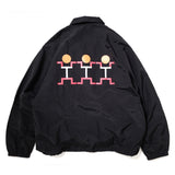 TTT Three people coach jacket Black