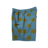 Awake NY Stars sweatshorts Teal/Mustard