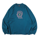 Brain Dead Visions club longsleeve T Teal