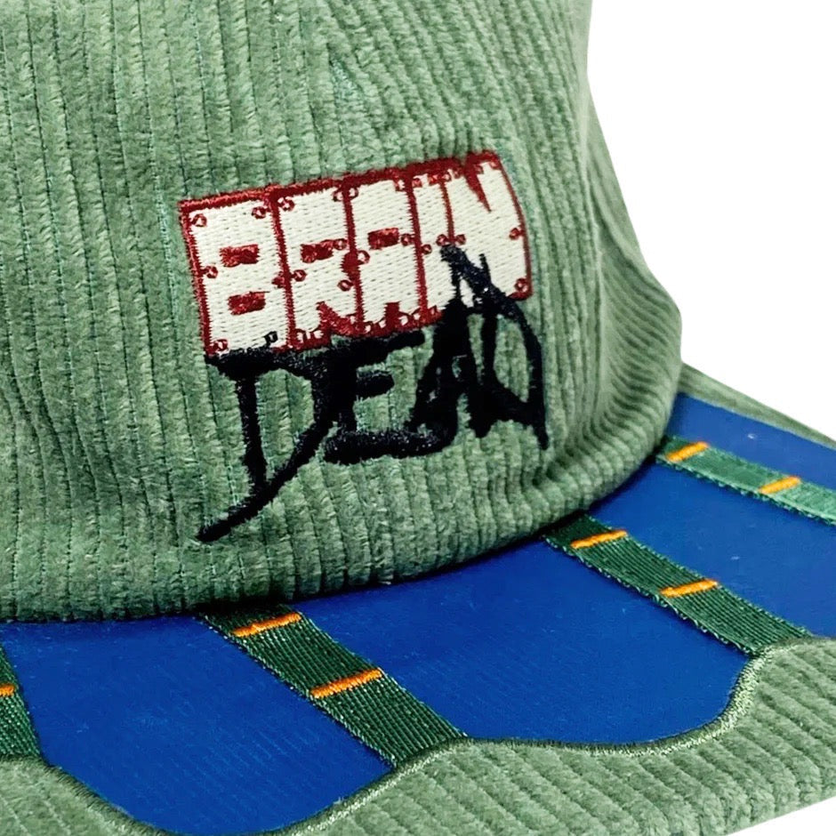 Brain Dead Sludge twill 6 panel cap Olive – EXTRO