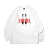 TTT Spectrum block filter longsleeve T White
