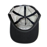 Awake NY Logo patch mesh trucker cap Black