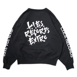 L.I.E.S. Records  EXTRO Exclusive sweat Black