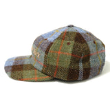 Awake NY Harris tweed 6-panel cap Brown multi