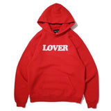 Bianca Chandon LOVER 10th Anniversary pullover hoodie Red “10th Anniversary”