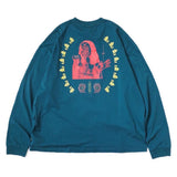Brain Dead Visions club longsleeve T Teal