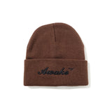 Awake NY Script beanie Brown