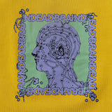 Brain Dead Brain scanner long sleeve T Mustard