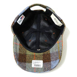 Awake NY Harris tweed 6-panel cap Brown multi