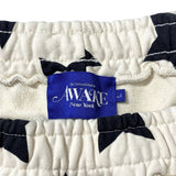 Awake NY Stars sweatshorts Ivory/Black