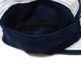 Brain Dead Mritime seersucker 5 panel camp cap Navy multi