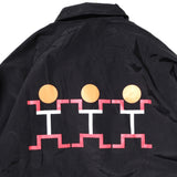 TTT Three people coach jacket Black
