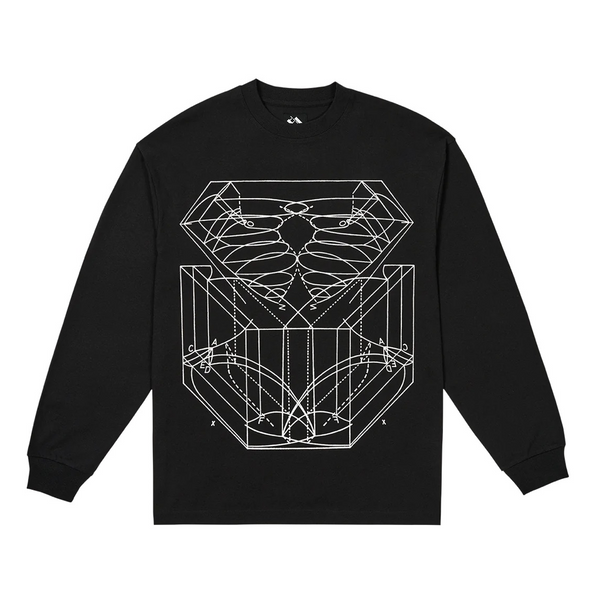 TTT Graph longsleeve T Black