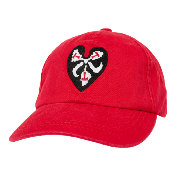 TTT (The Trilogy Tapes) Heart 6-panel cap / Red